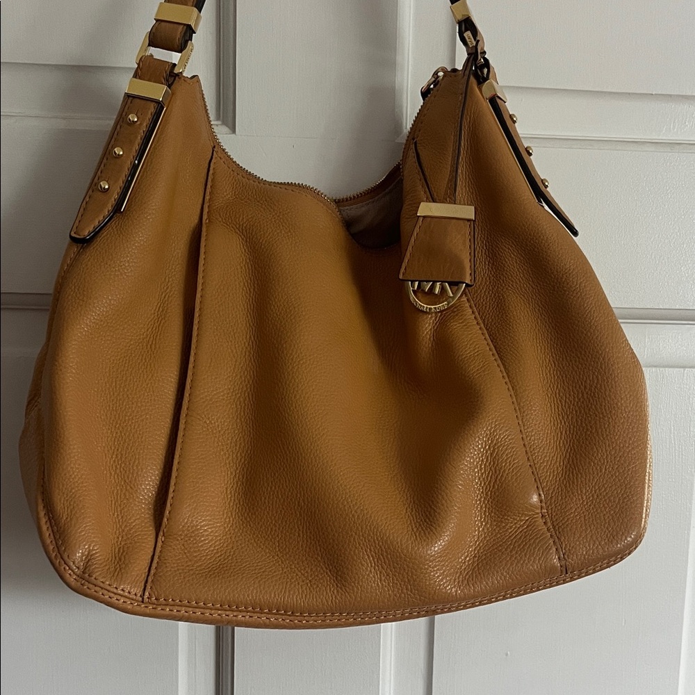 Michael Kors Pebbled Leather Hobo Bag - Picture 1 of 10